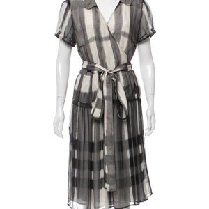 Burberry London Silk Midi Dress
